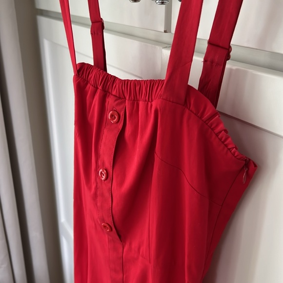 STAUD Red Dress. Size 0. - Picture 3 of 8